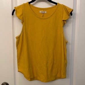 Madewell medium mustard shirt